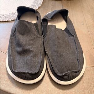 Sanuk Dark Gray Slip-On Shoes
